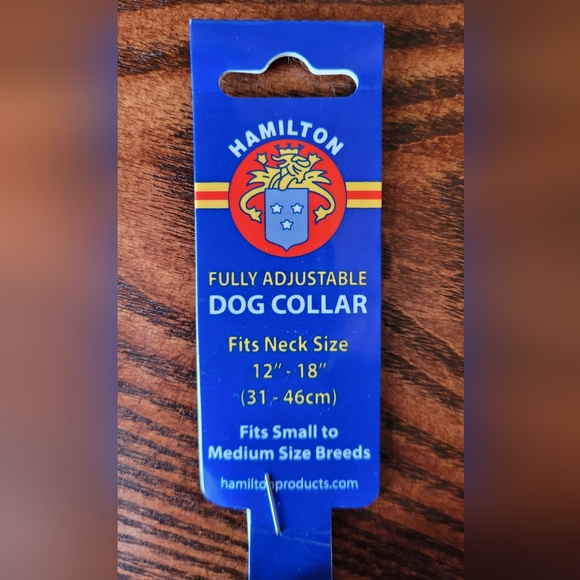 2 /$15  New Hamilton Dog Collar Adjustable Sm to Med  12" to 18" - Picture 5 of 7